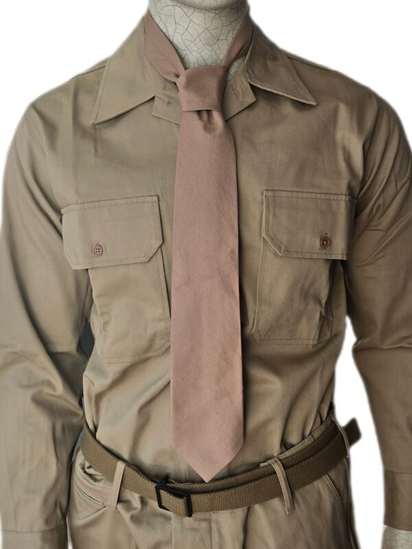 Tan Tie Officers and Enlisted Men